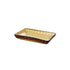 Ceramic Dessert Dish Rectangle Fluted